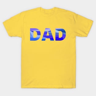 Dad pastel colors chunky design for proud fathers, new dads, fathers to be T-Shirt